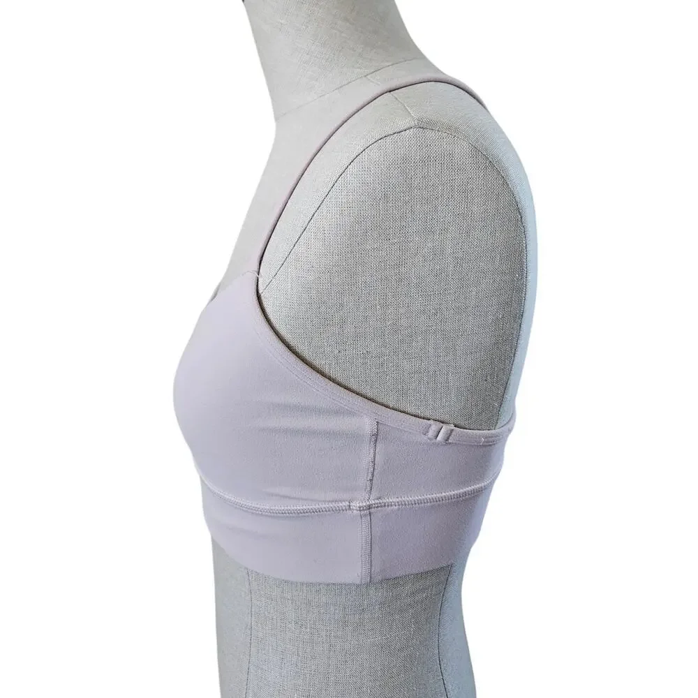 Lululemon Flow Y Longline Bra Light Pink 6